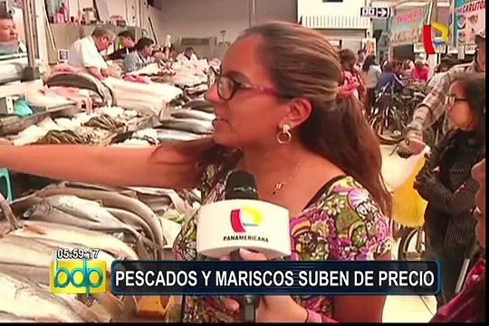 Pescados y Mariscos suben de precio en mercados de Lima