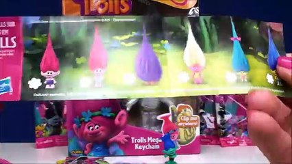 Trolls Mega Keychain Opening Guy Diamond Dreamworks Series 3 4 Blind Bags Surprise Chocolate Plastic