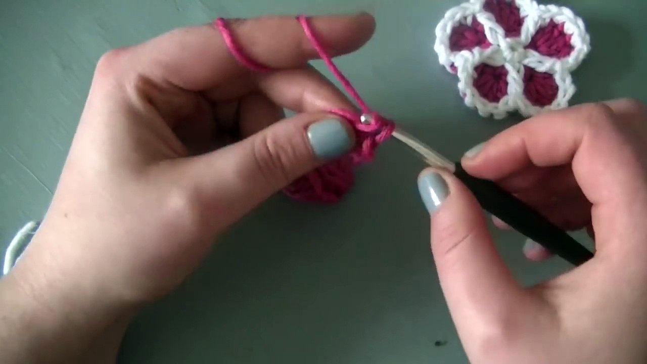 Bunte Blumen häkeln - Anleitung