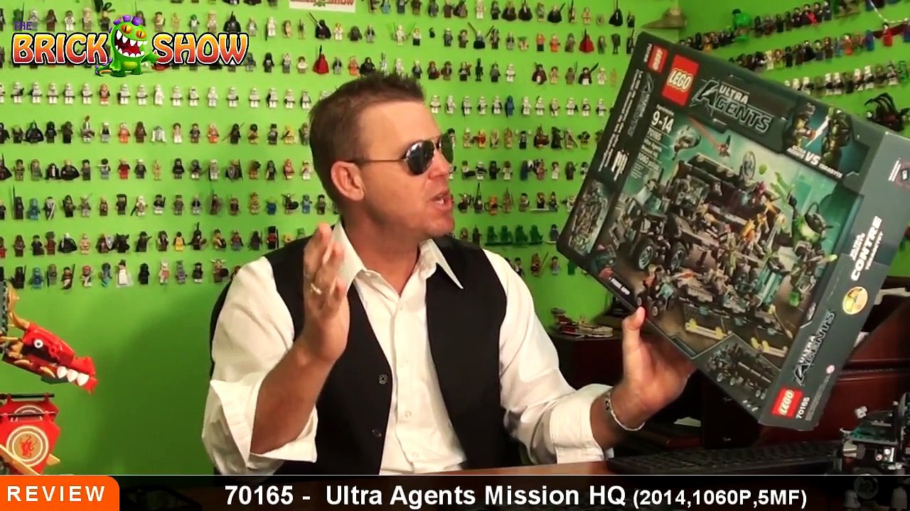 LEGO Ultra Agents Mission HQ Review : LEGO 70165