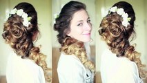 Easy Cascading Curls Hairstyle | Prom Hairstyles | Braidsandstyles12