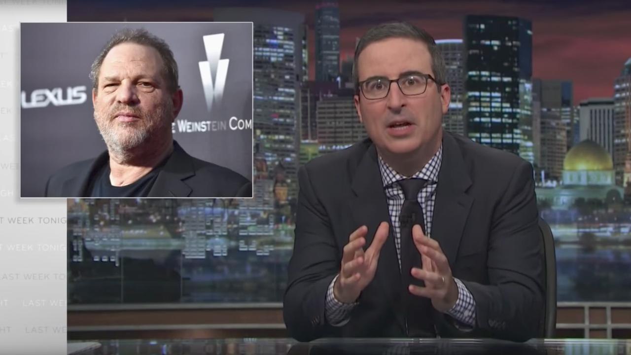 John Oliver Slams Academy for Expelling Harvey Weinstein While Keeping Bill Cosby, Roman Polanski | THR News