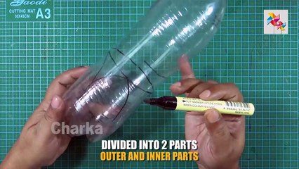 Pen Holder - How To Make Attrive Pen Holders With Plastic Bottles Specially For Kids |