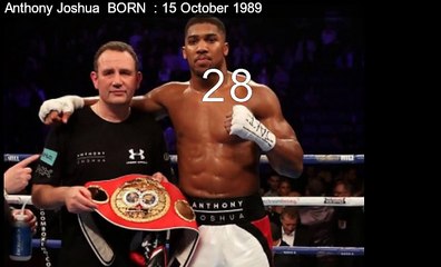 Anthony Joshua vs Jennifer Ainston Who is younger and richer?