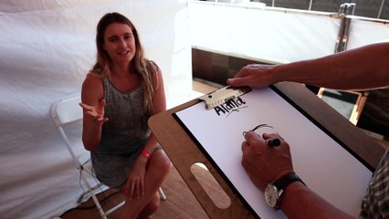 Alana Blanchard Opens Up About Being Pregnant While Getting Her Portrait Drawn