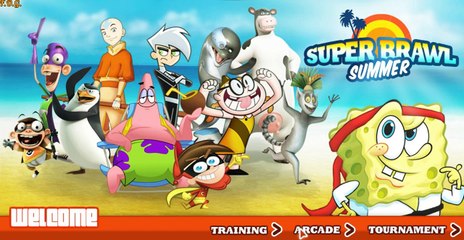 Super Brawl Summer (Губка Боб супер драки) - прохождение игры