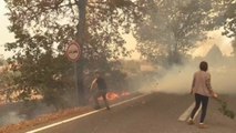 Un nuevo infierno de llamas siembra el caos en Portugal
