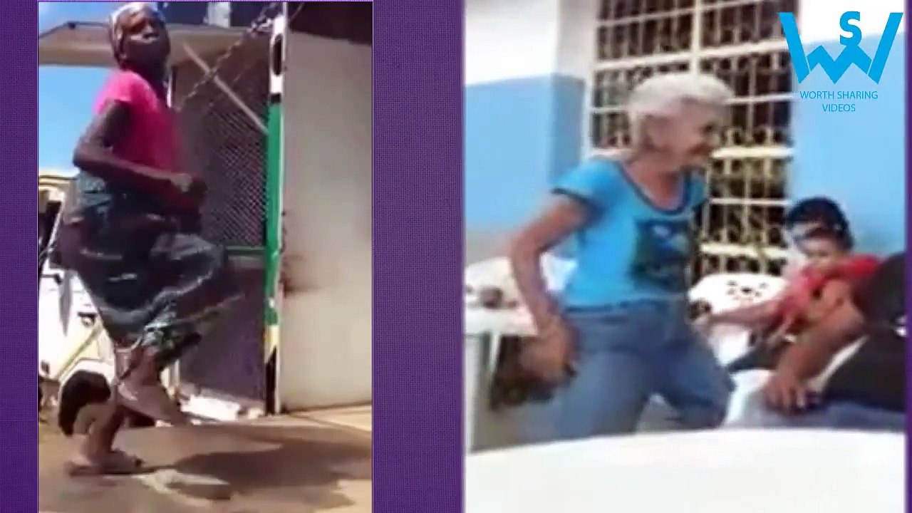 Funniest grandma dance collection _ Funny videos _ Funny videos 2016