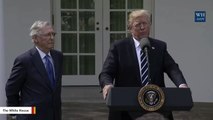 Trump Says His Relationship To Mitch McConnell Is 'Outstanding'
