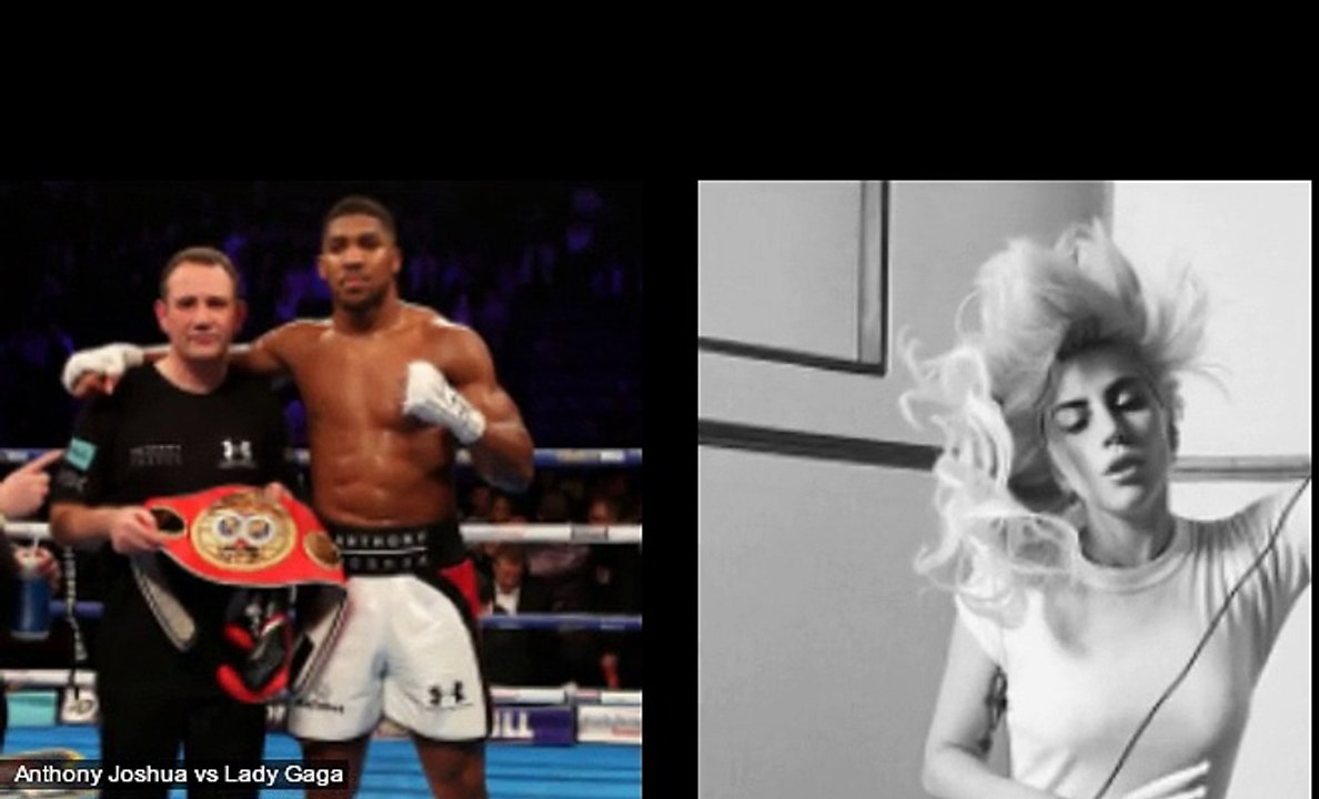 Anthony Joshua vs Lady Gaga Who is younger and richer?