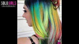 HERMOSOS PEINADOS DE MODA - TINTES DE COLORES #3  New haircut And Colors Transformation 2017