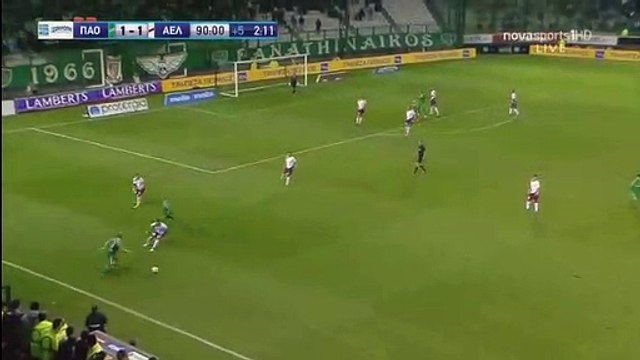 Oscar Hiljemark Super Goal HD - Panathinaikos 2-1 AEL Larissa 16.10.2017