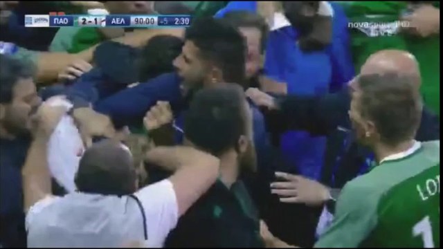 Panathinaikos 2-1 AEL Larissa - Goals 16.10.2017