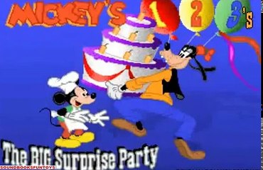 Mickeys 123s The Big Surprise Party MICKEY MOUSE CLUBHOUSE PLAYHOUSE DISNEY JUNIOR KIDS EDUCATION