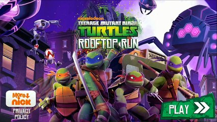 Teenage Mutant Ninja Turtles: Rooftop Run Game Play on IOS