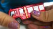 PLAYDOH STAMPING WITH CONSTRUCTION VEHICLES AND RESCUE VEHICLES LIKE FIRETRUCK & POLICE CAR