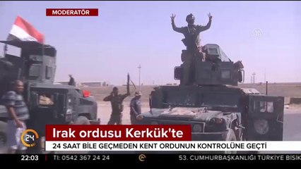 Irak ordusu Kerkük'te