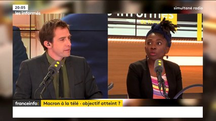 Interview d'Emmanuel Macron : "C'était surtout un très long monologue" Danièle Obono, députée FI