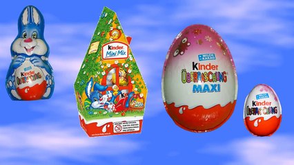 Surprise eggs Kinder Surprise Barbie Mickey Mouse Easter eggs my video animation