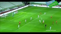 Top-class save against Feghouli by Konyaspor goalie Serkan