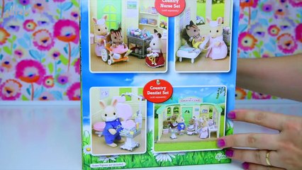 Sylvanian Families Calico Critters Country Doctor Set Up Review Play - Kids Toys