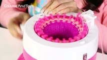 캐리의 캔디걸 뜨개질 놀이 장난감 목도리 만들기 | CarrieAndToys