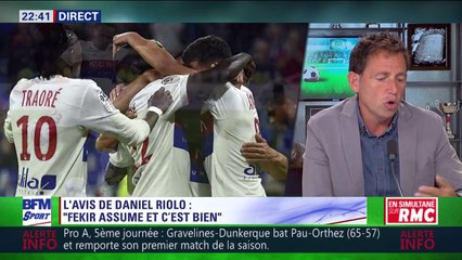 Riolo : "Celui qui sauve Lyon en ce moment, c'est Fékir"