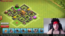 Clash of Clans Town Hall 4 Defense (CoC TH4) BEST Trophy War Base Layout Strategy & Troll Replays #1