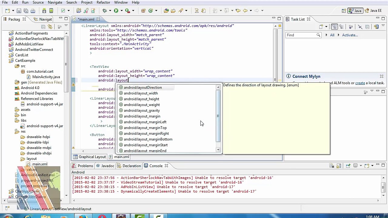 #Android Shopping Cart Tutorial 1 | UandBlog.com