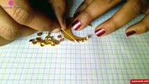 How To Make Designer Earrings // Chandbali Earrings // Paper Jewellery Making //DIY