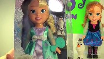 Disney Frozen TODDLER ELSA Fashion Doll Review with Olaf & Anna! by Bins Toy Bin