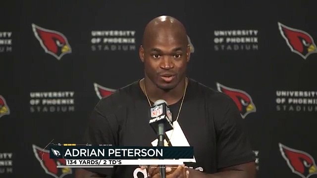 Adrian Peterson:'The Sky Is The Limit' | Cardinals vs Buccaneers Week 6 | Oct 15, 2017
