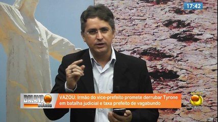 Tyrone responde irmão do vice-prefeito de Sousa