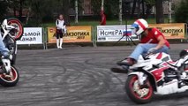 Автоэкзотика new - 4. crazy bike stunts мото трюки байкеров с девушкой