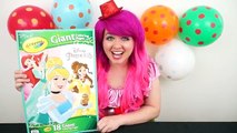 Coloring Belle Beauty And The Beast GIANT Coloring Page Colored Pencils | KiMMi THE CLOWN