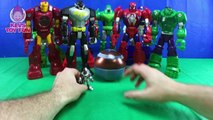 Hulk Iron Man Spiderman Mech Armor Batman Unlimited Ultimate Bat Mech Rescue Bots Robot Battle Slam