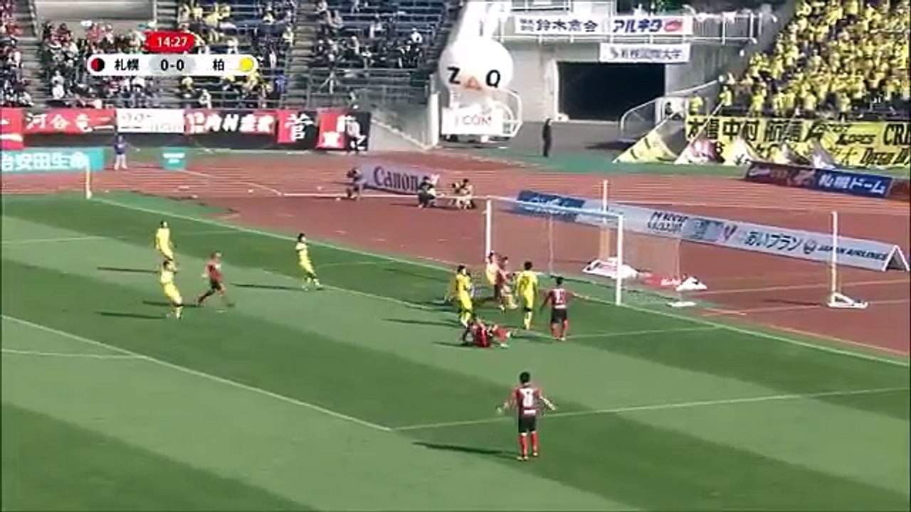 Consadole Sapporo 1:0 Kashiwa ( Japanese J League. 14 October 2017)