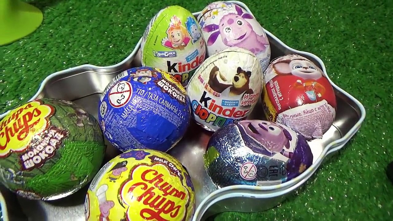 ЩЕНЯЧИЙ ПАТРУЛЬ и Вспыш Игрушки открывают Киндер Сюрпризы Фиксики, Лунтик Surprise Eggs