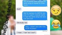 Top 40 Worst Neighbors Texts Fails