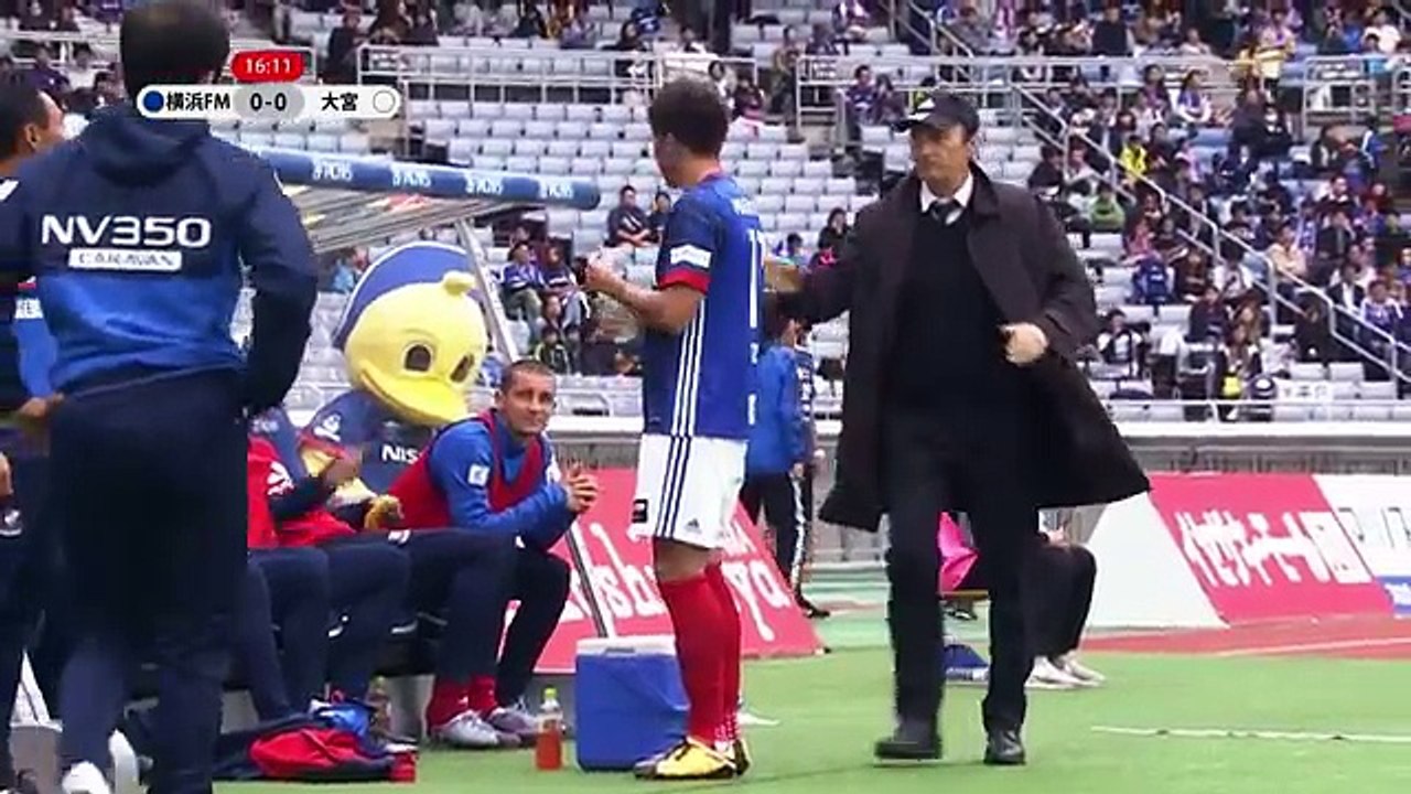 Yokohama Marinos 1:1 Omiya ( Japanese J League. 14 October 2017)