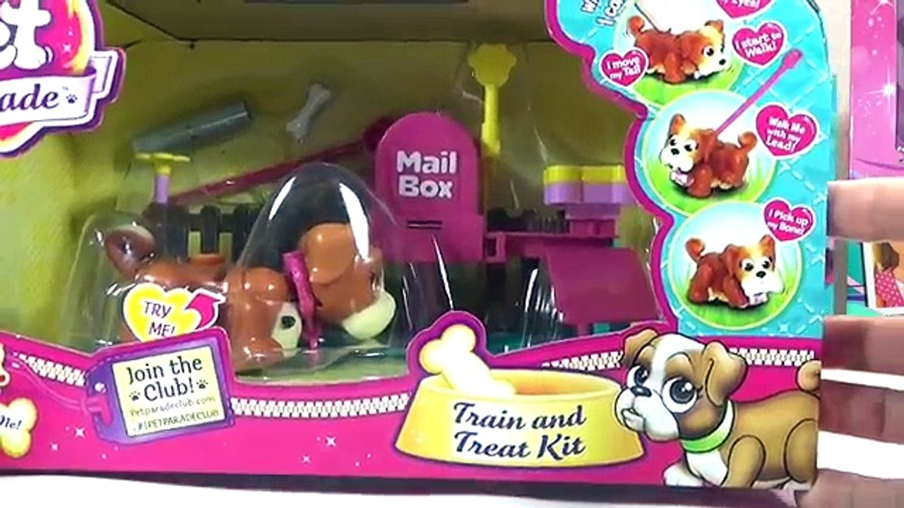 Маша и Медведь мультик с игрушками. Маша играет с щенком из набора Pet Parade