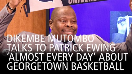 Dikembe Mutombo Talks To Patrick Ewing ‘Almost Every Day’ About Georgetown Basketball