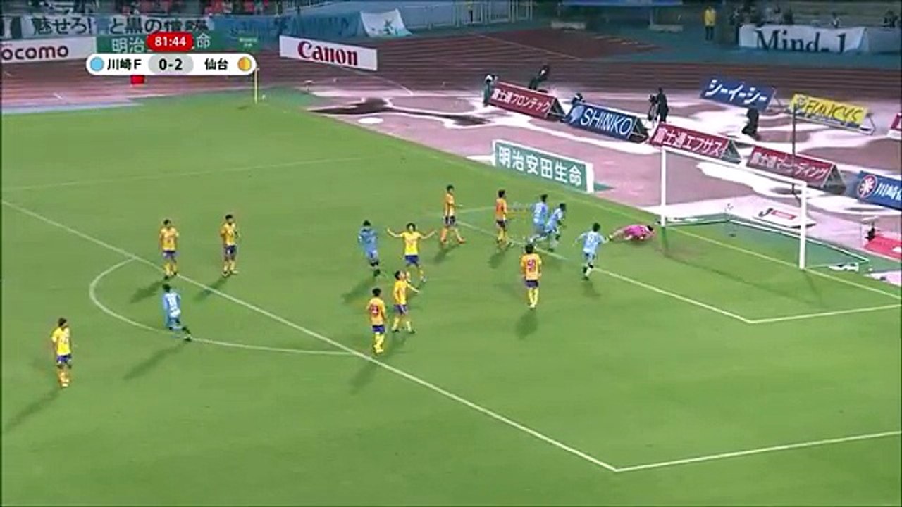 Kawasaki 1:2 Sendai ( Japanese J League. 14 October 2017)