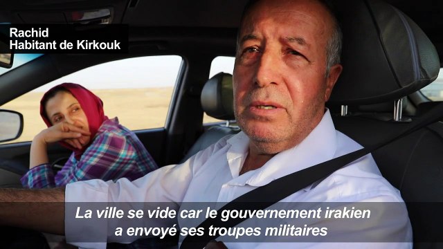 Irak: civils, peshmergas fuient les quartiers kurdes de Kirkouk