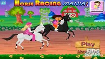Dora, Barbie, Mario e Ben 10 Corrida Cavalo Jogo / Dora, Barbie, Mario and Ben 10 Horse Racing Game