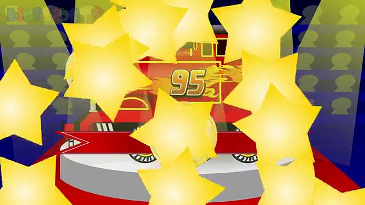Disney Lightning Mcqueen Train Vs Dinoco Train - Cartoon Kids Video