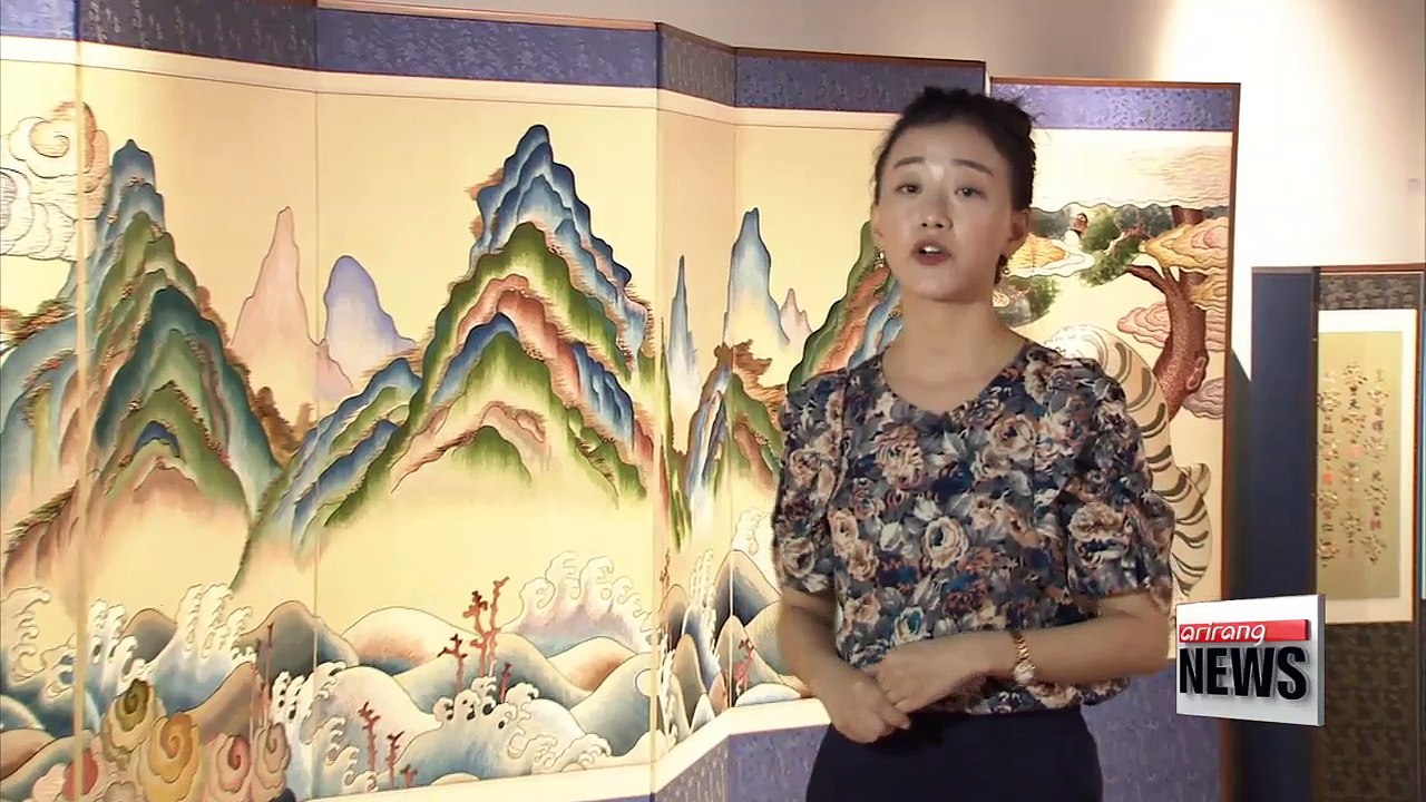 'Embroidering tradition,' Artist showcases traditional Korean embroidery