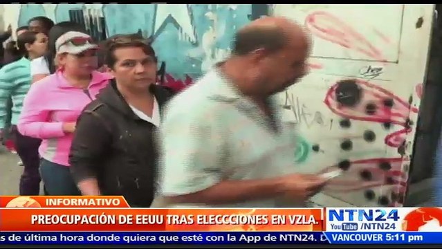 EE. UU. expresa su preocupación por la ausencia de elecciones libres y justas en Venezuela
