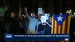 i24NEWS DESK | Protests in Catalonia after arrest of separatists | Monday, October 16th 2017