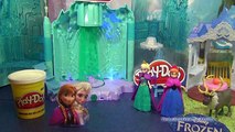 FROZEN Princess Anna and Queen Elsa Light Castle and Ice Palace Disney Frozen Playset Toy